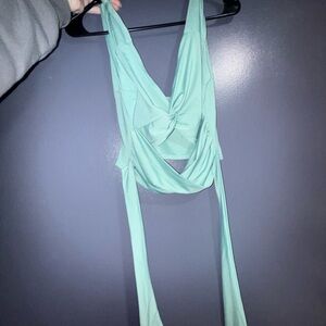 SHEIN Teal Green Sleeveless Top